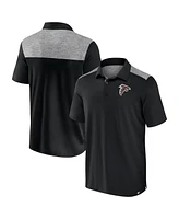 Fanatics Men's Black Atlanta Falcons Long Shot Polo Shirt