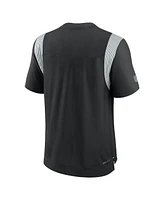 Nike Men's Black New York Jets Sideline Tonal Logo Performance Player T-Shirt