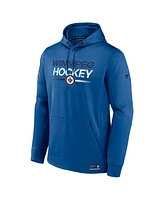 Fanatics Men's Blue Winnipeg Jets Fleece Pullover Hoodie