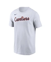 Nike Men's White Virginia Cavaliers Script Logo T-Shirt