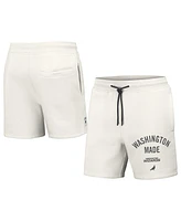 Staple X Nba Men's Cream Washington Wizards Heavyweight Fleece Shorts