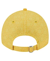 New Era Women's Gold Athletics Don't Worry 9Twenty Adjustable Hat