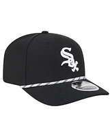 New Era Men's Black Chicago White Sox Multi-Rope 9Seventy Stretch-Snap Hat