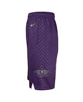 Nike Big Boys and Girls Purple New Orleans Pelicans 2024/25 City Edition Swingman Performance Shorts