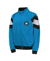 Outerstuff Big Boys and Girls Blue Charlotte Fc Field General Track Full-Zip Jacket