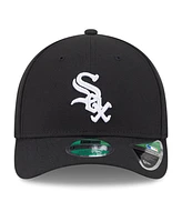 New Era Men's Black Chicago White Sox Player Replica 9Forty Adjustable Hat