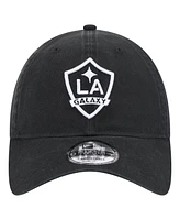 New Era Men's Black La Galaxy 2025 Kickoff 9TWENTY Adjustable Hat
