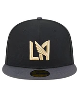 New Era Men's Black Lafc 2025 Kickoff 59FIFTY Fitted Hat