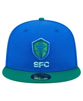 New Era Men's Blue Seattle Sounders Fc 2025 Kickoff 59FIFTY Fitted Hat