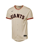 Nike Big Boys and Girls Mike Yastrzemski Cream San Francisco Giants Home Replica Player Jersey