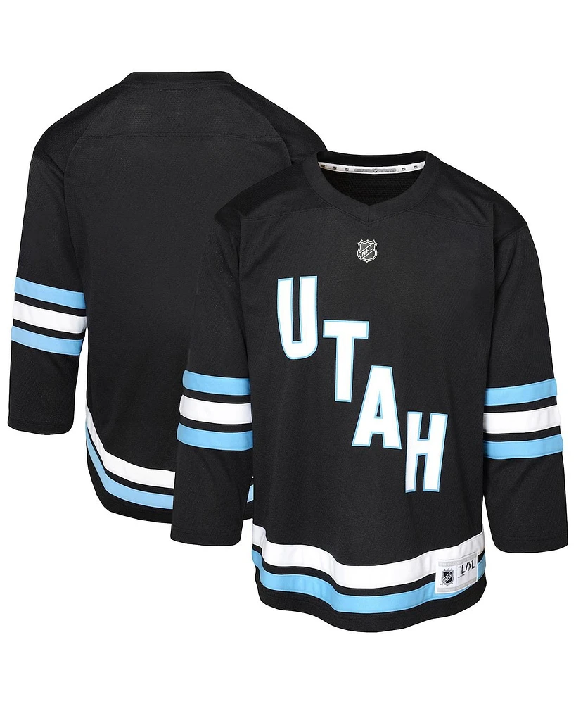 Outerstuff Baby Boys and Girls Black Utah Hockey Club Replica Jersey