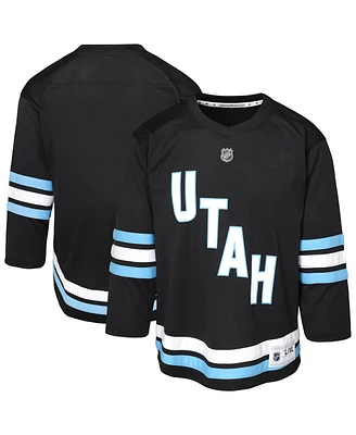 Outerstuff Baby Boys and Girls Black Utah Hockey Club Replica Jersey