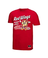 Mitchell & Ness Men's Red Detroit Wings Local Food T-Shirt