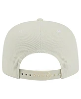 New Era Men's Cream La Galaxy 2025 Kickoff Snapback Golfer Hat