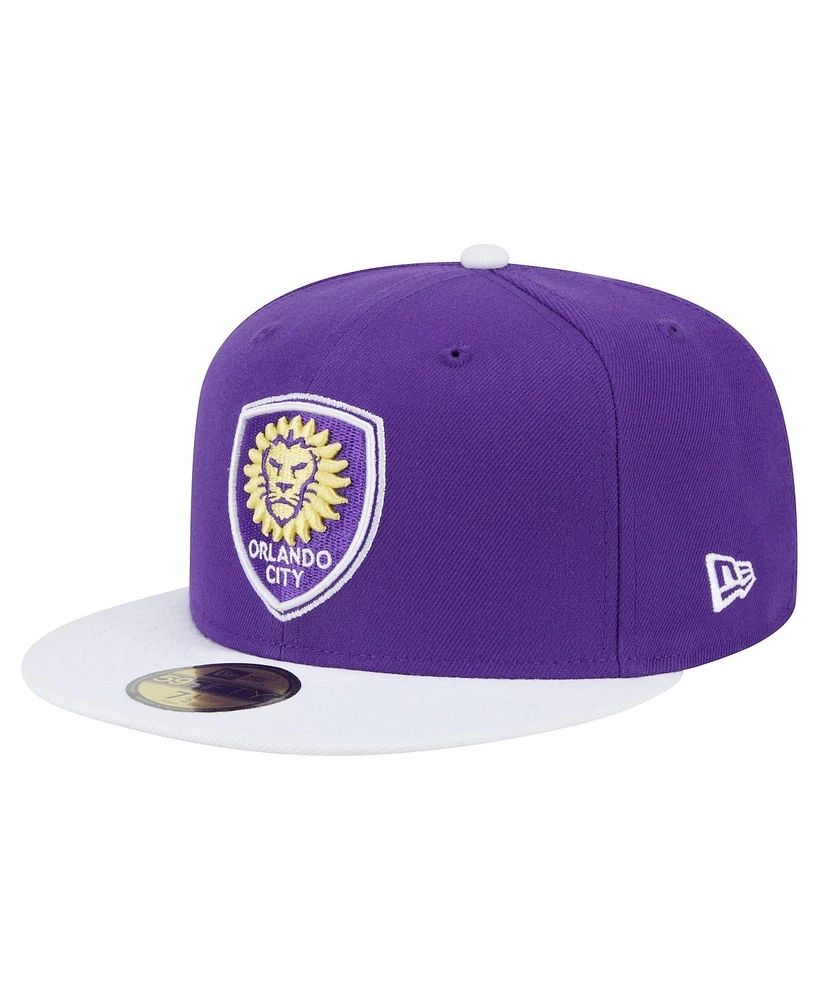 New Era Men's Purple Orlando City Sc 2025 Kickoff 59FIFTY Fitted Hat