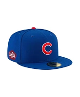 New Era Men's Royal Chicago Cubs 2025 Mlb World Tour: Tokyo Series Side Patch 59Fifty Fitted Hat