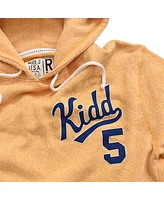 Roots of Fight Men's Jason Kidd Gold Cal Bears Name Number Tri-Blend Pullover Hoodie