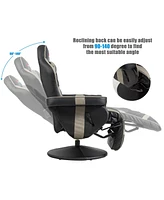 Ergonomic High Back Massage Gaming Chair with Pillow