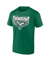 Fanatics Men's Kelly Green Philadelphia Eagles Super Bowl Lix Champions Big Tall Retro Graphic T-Shirt