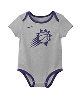 Nike Baby Boys and Girls Phoenix Suns Bodysuit, Set of 3