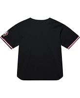 Mitchell & Ness Men's Black Florida State Seminoles On The Clock Full-Button Fashion Jersey