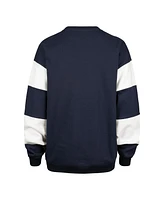 '47 Brand Women's Navy New York Rangers Eephus Barred Pullover Sweatshirt