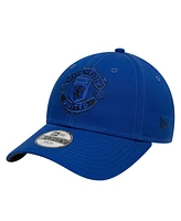 New Era Big Boys and Girls Blue Manchester United 92 Away 9FORTY Adjustable Hat