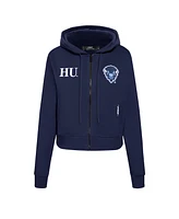 Pro Standard Women's Navy Howard Bison Game Day Sequin Full-Zip Hoodie Jacket