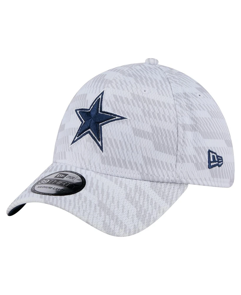 New Era Men's White Dallas Cowboys Gameday Graded 39THIRTY Flex Hat