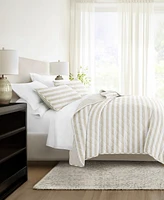 ienjoy Home Classic Stripe Reversible 3-Pc. Quilt Set, Full/Queen