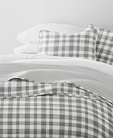 ienjoy Home Watercolor Plaid Reversible -Pc. Quilt Set