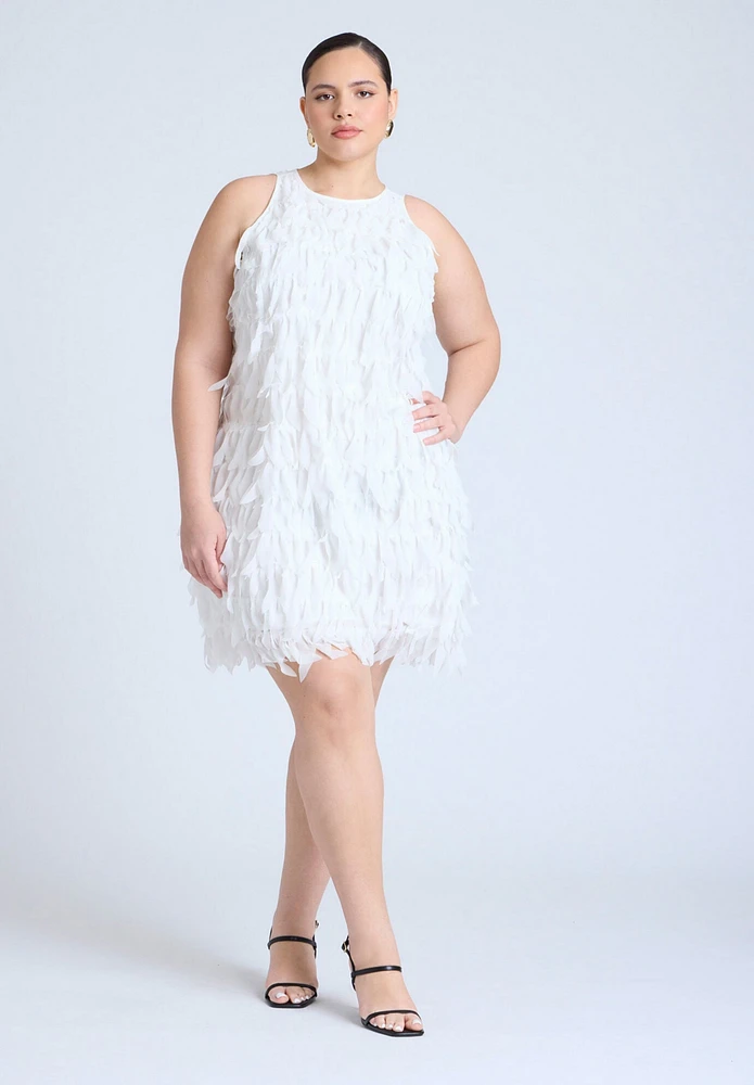 Eloquii Plus Size Mini Texture Dress
