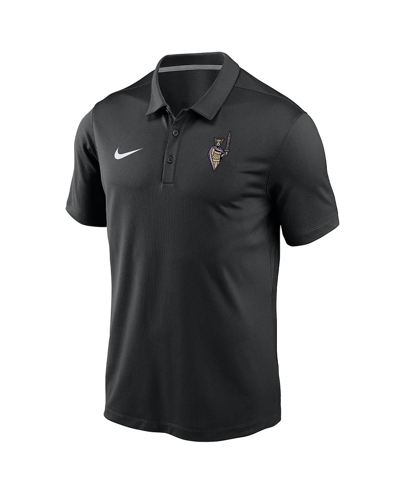 Nike Men's and Women's Eclipse Black Golden State Valkyries Secondary Logo Varsity Polo Shirt