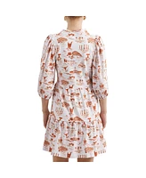 Smith & Quinn Women's Texas White/Burnt Orange Longhorns Tailgate Collection Tory Dress