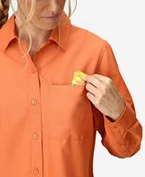 Marmot Women's Air Exchange Upf 40 Ls Classic Collar Shirt