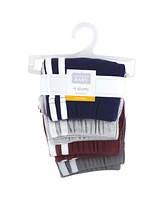 Hudson Baby Boys Shorts Bottoms 4-Pack, Navy