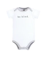 Hudson Baby Boys Cotton Bodysuits Abstract