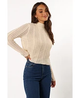 Petal and Pup Women's Wynford Scallop Edge Knit Sweater