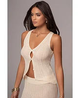 Jluxlabel Women's Cyrus Ribbed Skirt Set