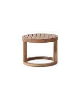 Acacia Wood Side Table, Patio, Pool, Porch (Brown Wash)