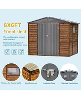 6x8 Iron-Wood Tool Shed, Nature & Function
