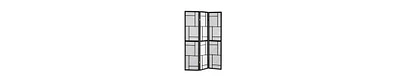 Wooden 3-Panel Folding Screen – Modern Design for Home & Office