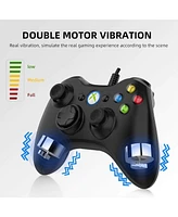 Nbcp Wired Xbox 360 Controller – Usb Gamepad with Dual Vibration for Xbox 360, Xbox 360 Slim & Windows 7/8/8.1/10