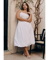 Eloquii Plus Bubble Skirt Midi Dress