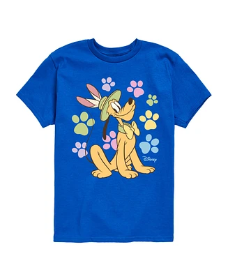 Hybrid Big Boys Disney Pluto Easter Graphic T-Shirt