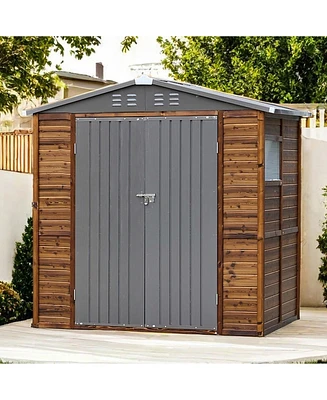 Iron-Wood Tool Shed, Nature & Function (4x6ft)