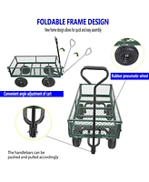 Cart Garden cart trucks make it easier to transport firewood