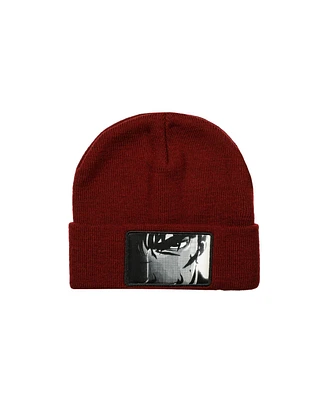 Berserk Men's Print Guts Face Adult Red Beanie-osfa