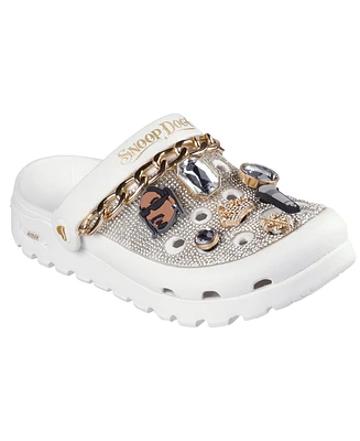 Skechers Women's Snoop Dogg: Arch Fit Footsteps - Rolling N Gold Clog Sandals from Finish Line