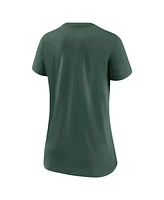 Nike Women's Green Bay Packers 2022 Training Camp Tri-Blend V-Neck T-Shirt